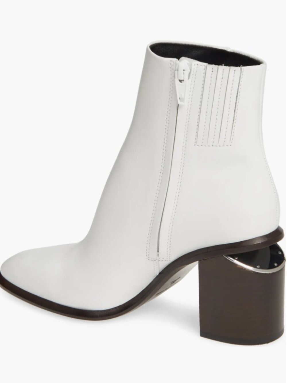 Alexander Wang Anna Calf bootie in white 39